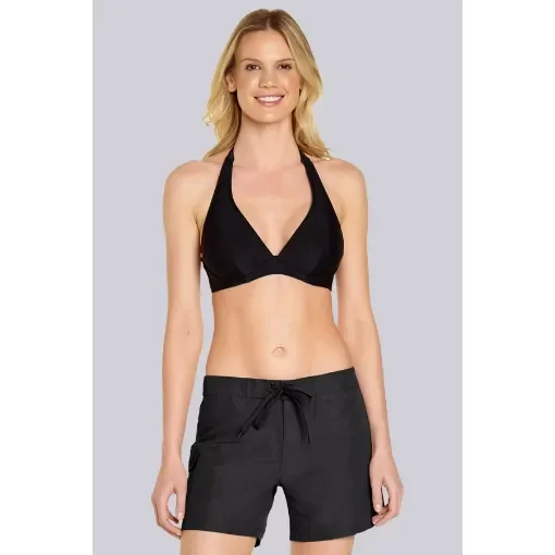 Ladies' Solid Color Board Short - Black - 04/36 - Boat Bum product image