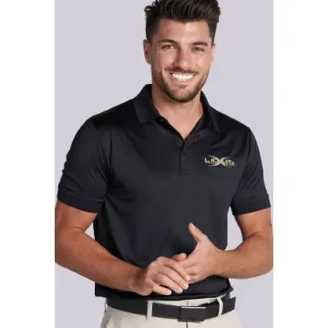 Mens Liquid's Performance Polo - Black - L - Liquid Yacht Wear product image