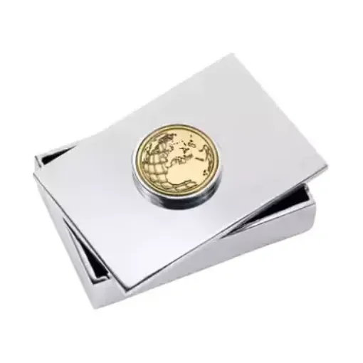 Metal box with globe - Nauticalgifts product image