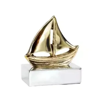 Boat with sails on a base - Nauticalgifts product image