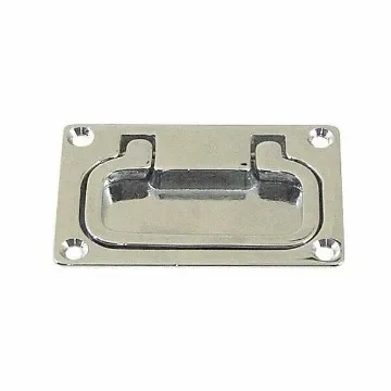 Recessed rectangular handle in Brass product image