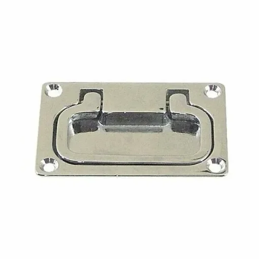 Recessed rectangular handle in Brass product image