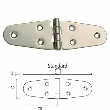 Medium steel double-wing hinge product image