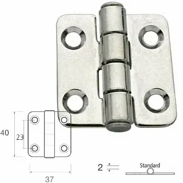 Stainless steel square hinges product image