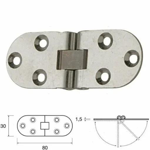 Revolve hinge for stainless steel tables product image