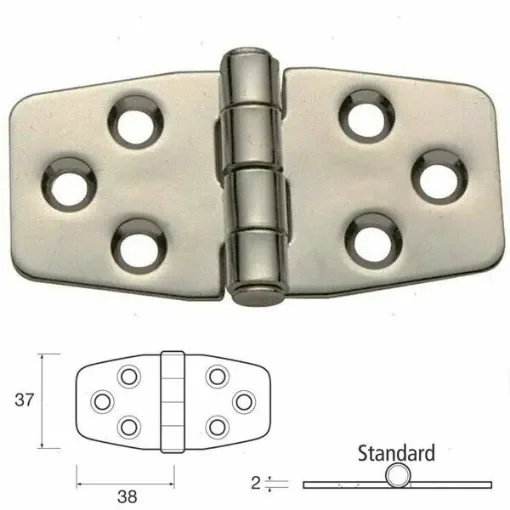 Stainless steel small biscuit hinge product image