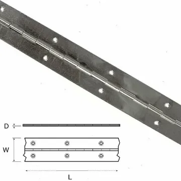 Stainless steel metre hinge product image