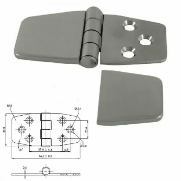 Stainless Steel Biscuit Cover Hinge product image