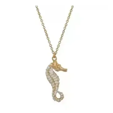 Silver seahorse necklace - Nauticalgifts product image