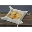 30x30cm, Natural Linen Kitchen Storage Tray, White product image