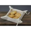30x30cm, Natural Linen Kitchen Storage Tray, White product image