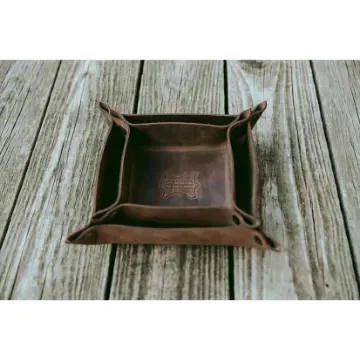 12x12x4cm, Leather Tray product image