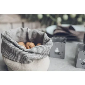 15x17 cm, Linen Kitchen Storage Basket, heavy weight product image