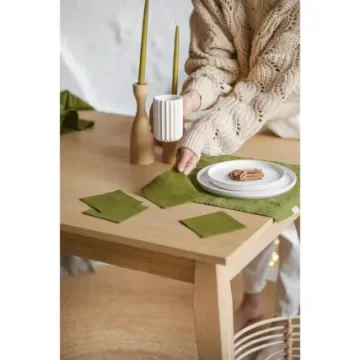 17x17cm, Linen Table Coasters in various colors product image