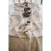 65x360cm, Gauze Linen Table Runner in Beige Natural Flax product image