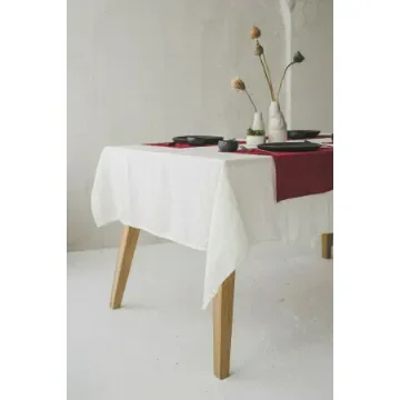 140x250 cm Linen Tablecloth,plain colors product image
