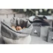 15x17 cm, Linen Kitchen Storage Basket, medium weight product image