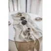 65x220cm, Gauze Linen Table Runner in Beige Natural Flax product image