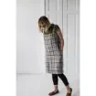 XS/S, Linen Japanese Apron, checks and stripes pattern colors product image
