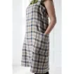 XL/XXL, Linen Japanese Apron, checks and stripes pattern colors product image