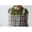 XL/XXL, Linen Japanese Apron, checks and stripes pattern colors product image