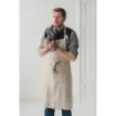 One size, Unisex Linen Apron, plain color product image