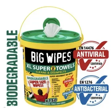 BigWipes - XL Super Towels Biodegradable Cleaning Wipes - 24470000FR product image
