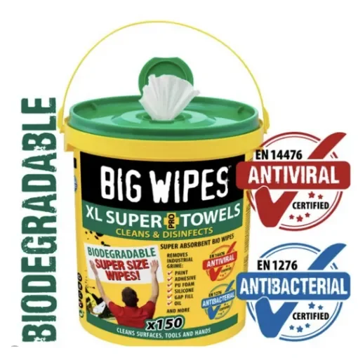 BigWipes - XL Super Towels Biodegradable Cleaning Wipes - 24470000FR product image