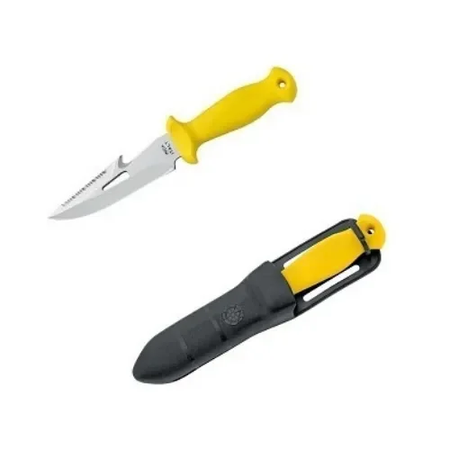 Diving knife with needle cutter and pinwheel product image