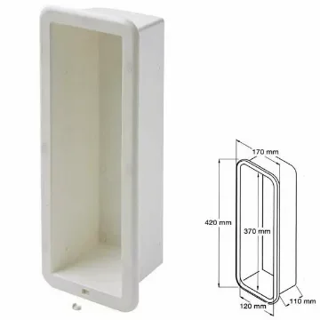 Standard plastic niche for fire extinguishers product image