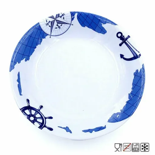 Bottom plate with nautical SeaLand decoration product image