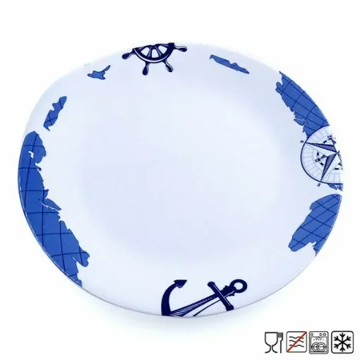 Flat plate with nautical SeaLand decoration product image