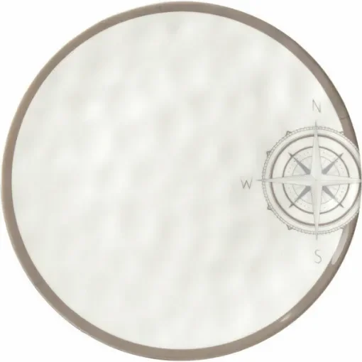 White Sand flat plate with nautical decoration product image