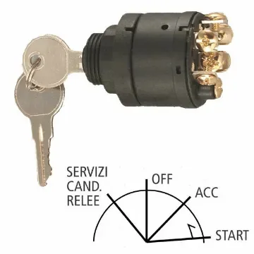 Petrol and diesel engine starter key product image