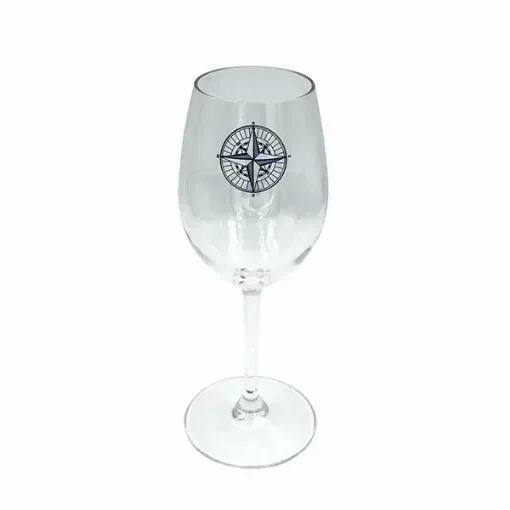 Blue Sand wine glass in nautical style product image