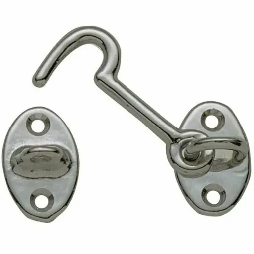 Chrome-plated brass doorstop hook product image