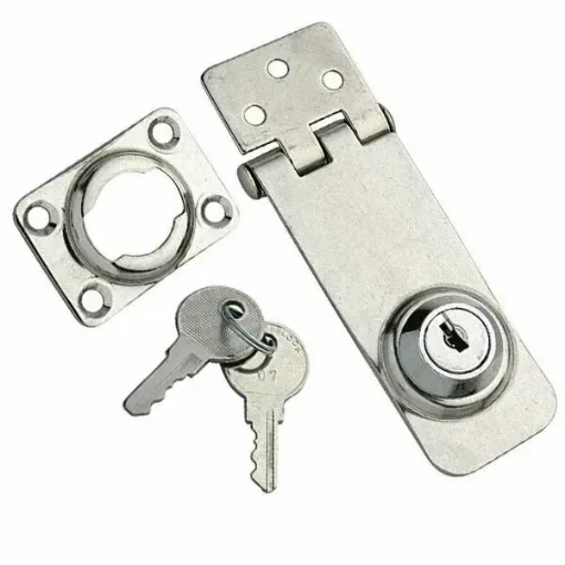 Stainless steel flap latch with lock product image