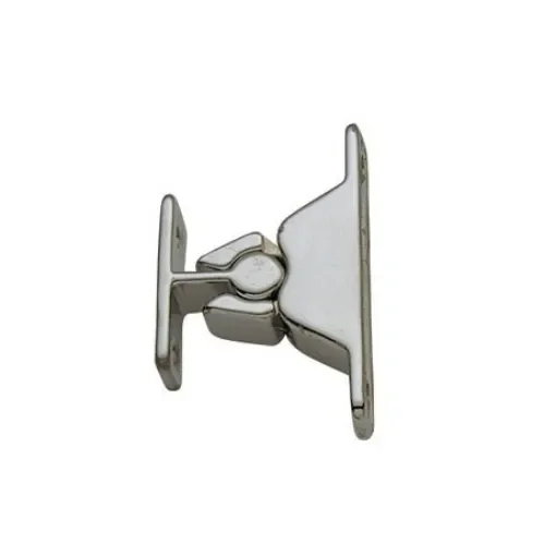 Push-button stop and doorstop in chrome-plated brass product image