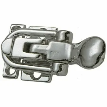 Flat lever lock in chrome-plated brass product image