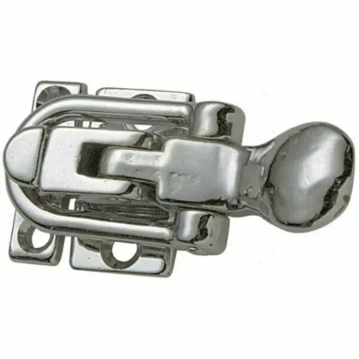 Flat lever lock in chrome-plated brass product image