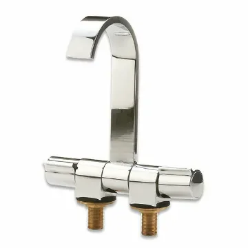 Faucet with flat-barrel mixer product image