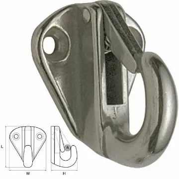 Stainless steel snap hook for wings and ropes product image