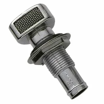 Straight chrome-plated brass petrol vent product image