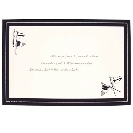 Marine Business Welcome On Board placemat product image
