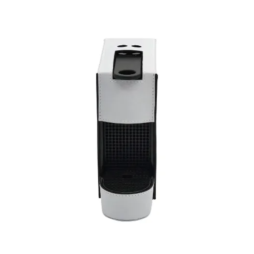 Collection Jean Leather Cover For Nespresso Coffee Machine - Col Pearl Grey -  33cm x  8,50cm x  20,50cm - Weight : 280 Gr - Gordon & Gaia product image