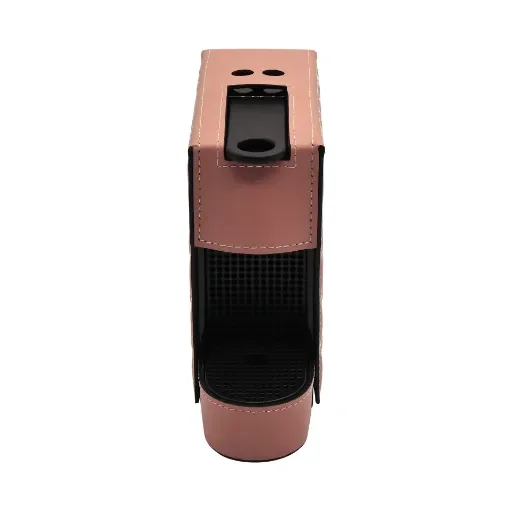 Collection Jean Leather Cover With Diamond Stitching For Nespresso Coffee Machine - Col Sandalo -  33cm x  8,50cm x  20,50cm - Weight : 285 Gr - Gordon & Gaia product image