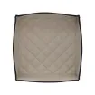 Collection Hugo Soft Pin Tray In Beige Smooth Leather With Diamond Quilting -  18,5cm x  18,5cm x  4,0cm - Weight : 180 Gr - Gordon & Gaia product image