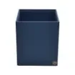 Collection Armand Blue Leather Wastepaper Basket - Size Medium -  20,00cm x  20,00cm x  23,50cm - Weight : 950 Gr - Gordon & Gaia product image