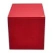 Collection Armand Red Leather Wastepaper Basket - Size Large -  23,00cm x  23,00cm x  30,50cm - Weight : 1370 Gr - Gordon & Gaia product image