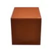 Collection Armand Light Brown Leather Wastepaper Basket - Size Large -  23,00cm x  23,00cm x  30,50cm - Weight : 1370 Gr - Gordon & Gaia product image